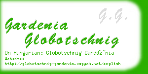 gardenia globotschnig business card